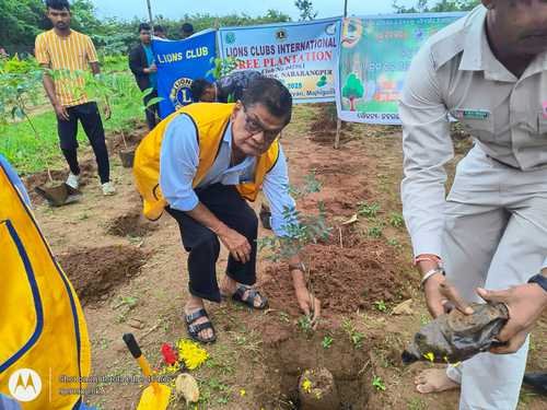 Plantation of Fruitbearing plant by LC Nawarangpur